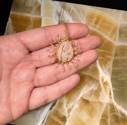 Rose quartz sun 🌞💗